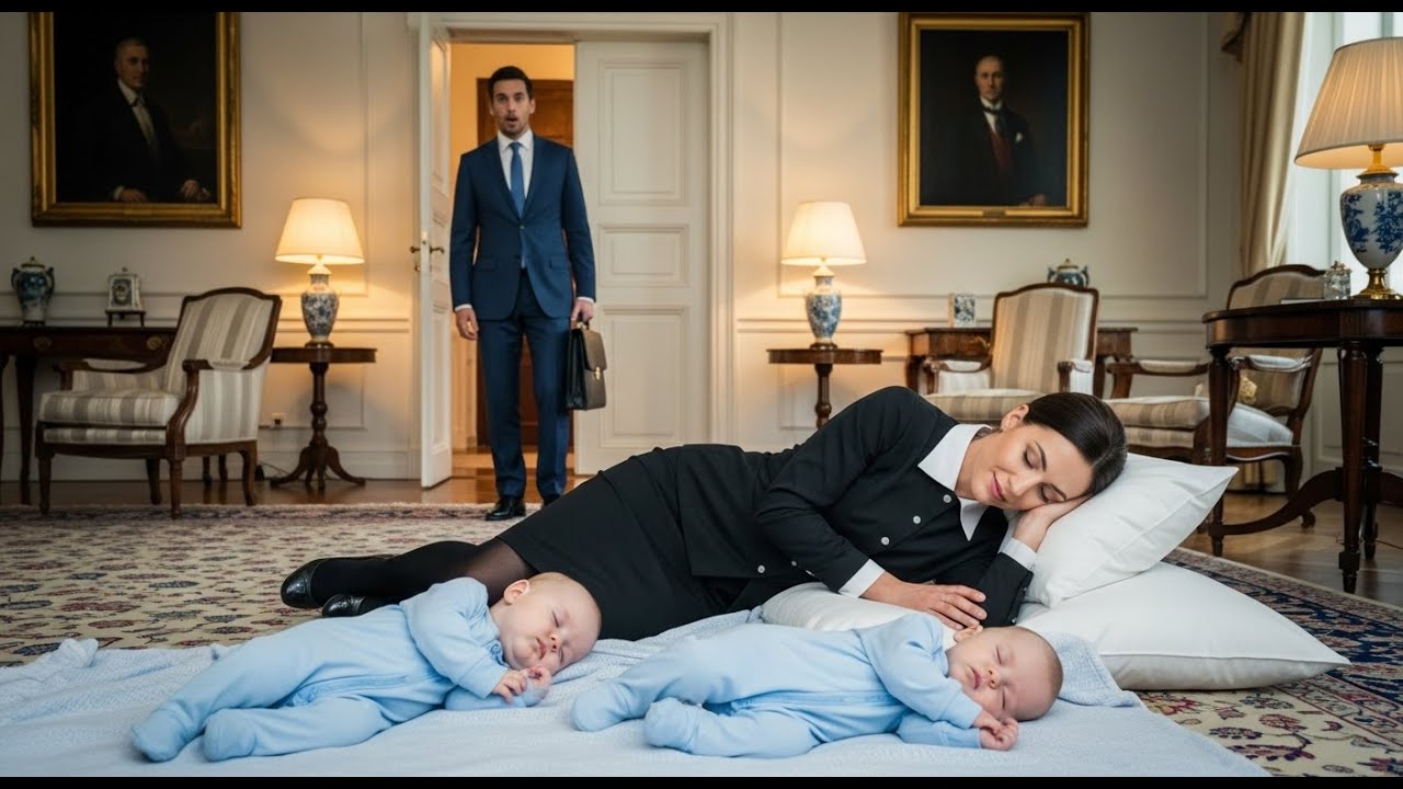 Billionaire Finds Maid Sleeping On Floor With His Twins—What He Did Next Shocked Everyone!