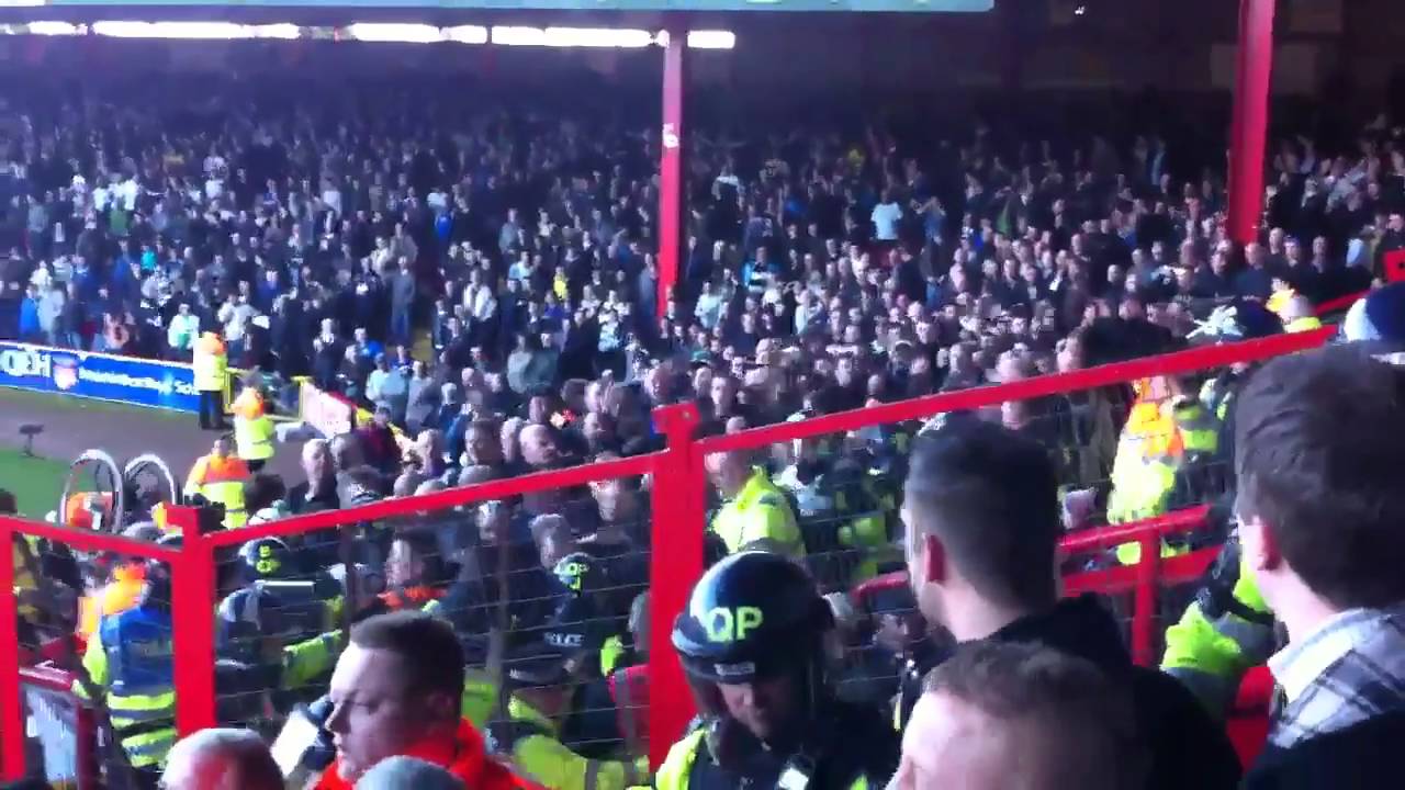Bristol City V Leeds United - 12/02/2011 - Crowd Trouble