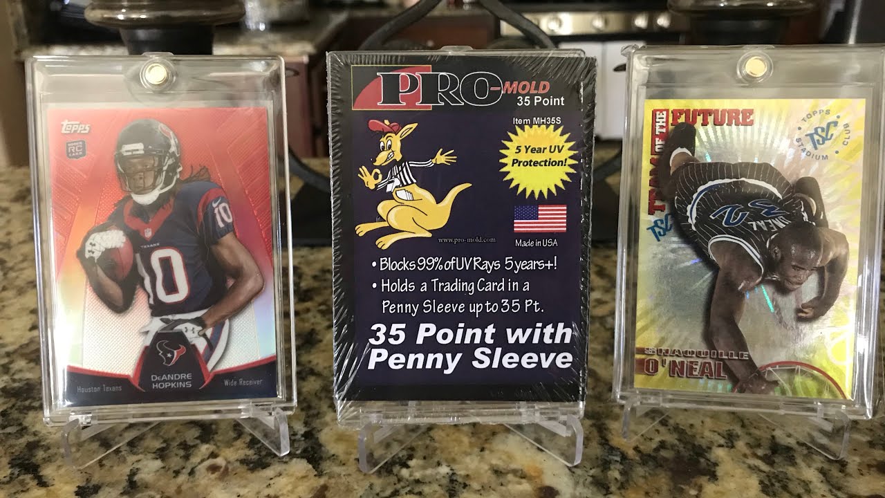 💥PRO MOLD 35 PNT PENNY SLEEVE MAG REVIEW & COLLECTING RAW CARDS!💥