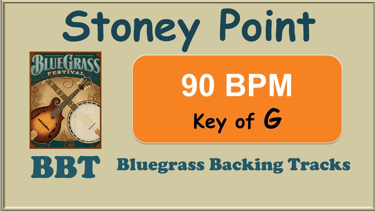 Stoney Point 90 BPM bluegrass backing track