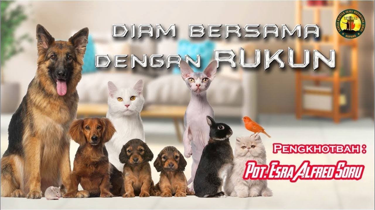 Pdt. Esra Alfred Soru : DIAM BERSAMA DENGAN RUKUN