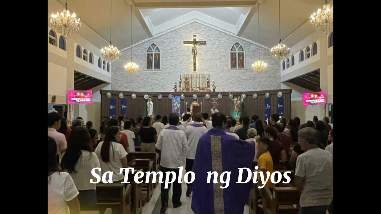 Sa Templo ng Diyos by Eduardo P. Hontiveros SJ minus one by Joel Echo