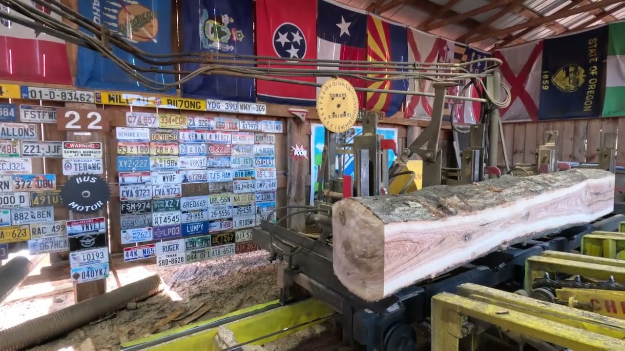 sawing oak 4x4s snack video # 523