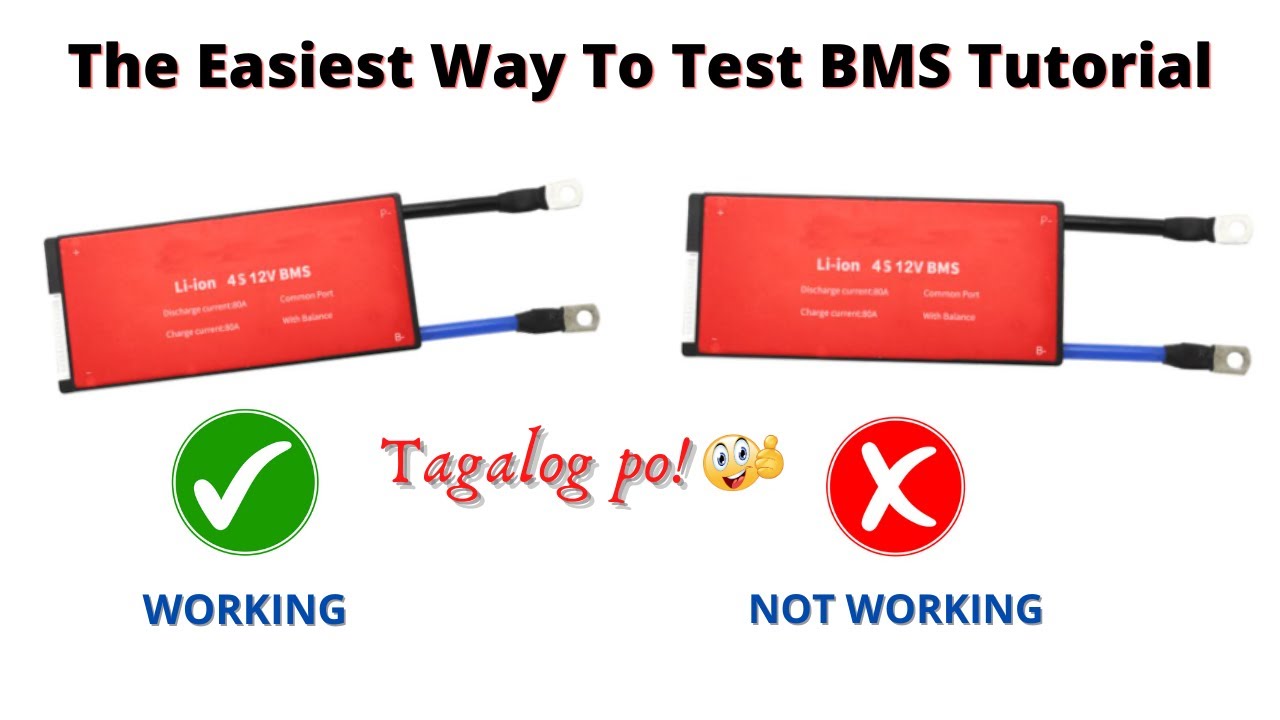 Paano Mag-Test Ng BMS Battery Management System - TAGALOG