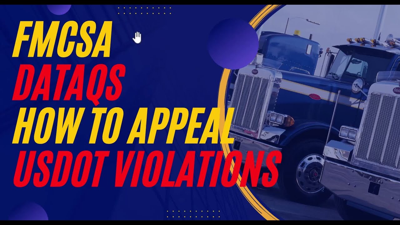 FMCSA DataQ &mdash; Обжалование нарушений USDOT. Узнайте, что делать, если у вас возникли проблемы с на...