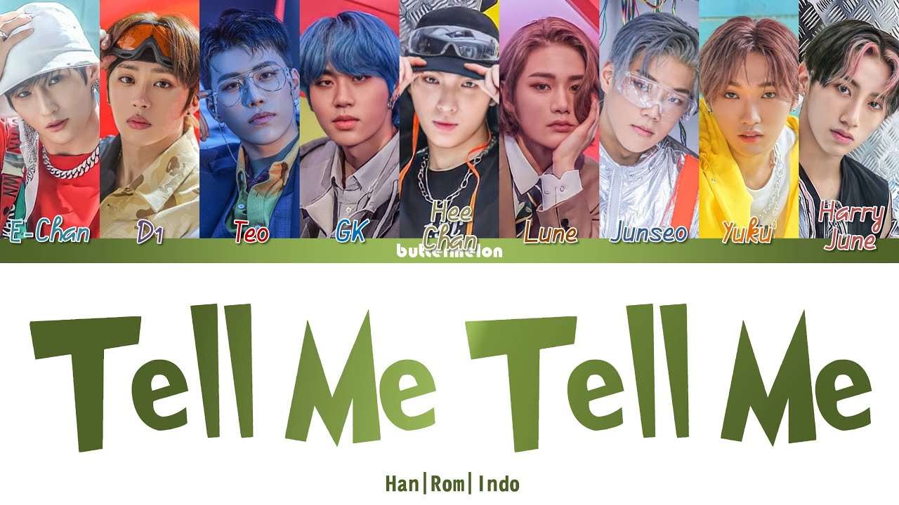 [INDO SUB/ENG CC] DKB (다크비) - 'Tell Me Tell Me' Color Coded Lyrics Video (Han/Rom/Indo)