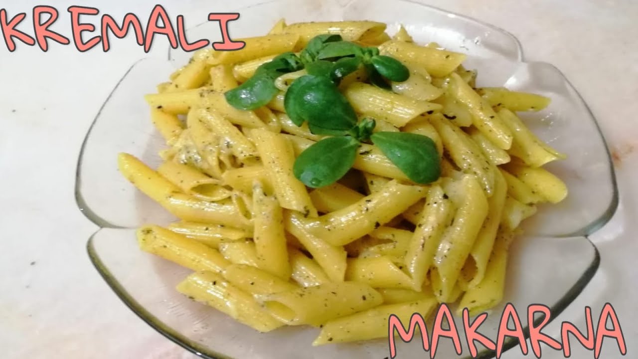 KOLAY VE LEZZETLİ KREMALI MAKARNA TARİFİ  🍝