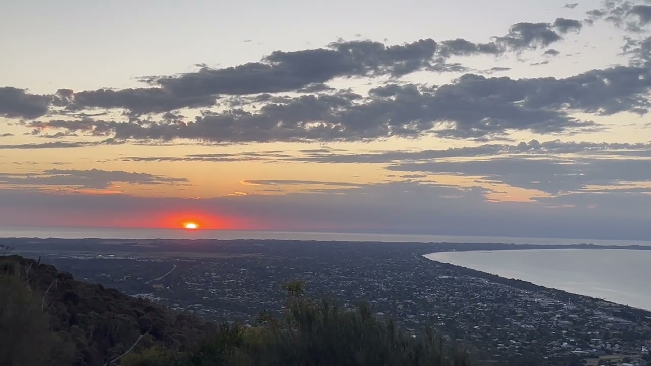 Arthurs Seat Lookout - Full Sunset in Victoria, Australia (Jan 2026)