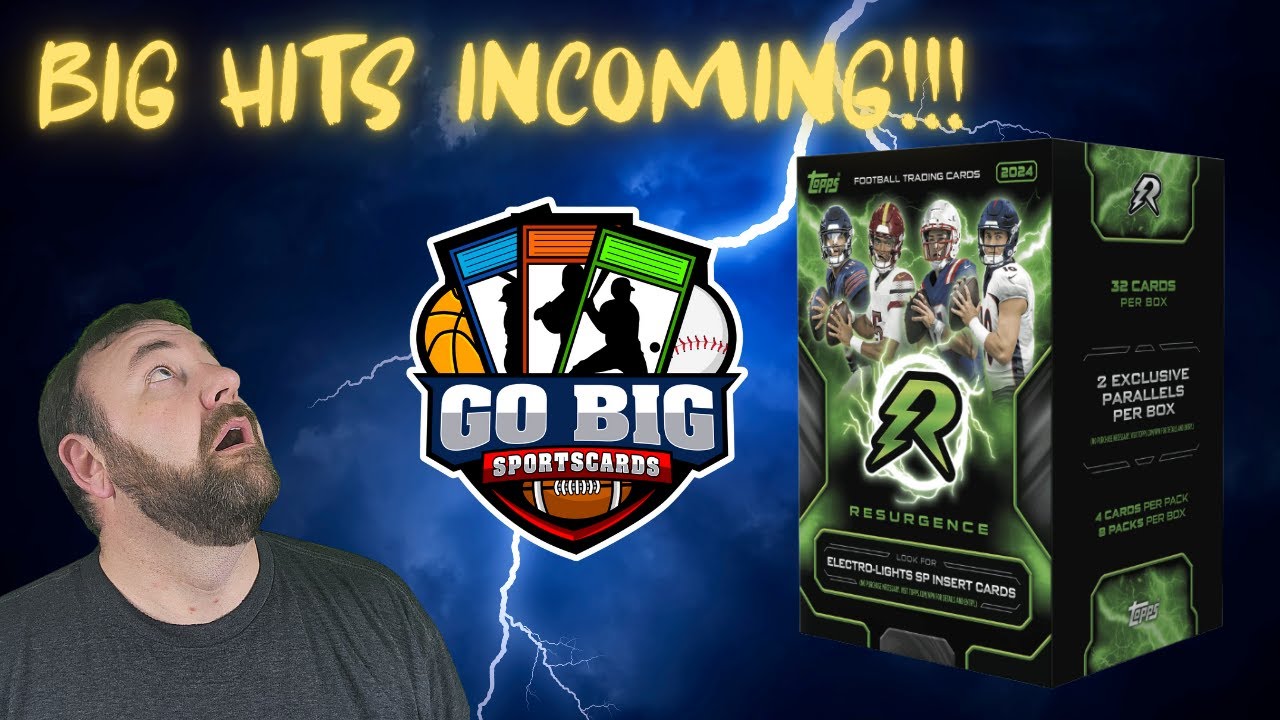 🔥 BIG ROOKIE QB CHASE! 2024 Topps Resurgence Football Blaster Box Review