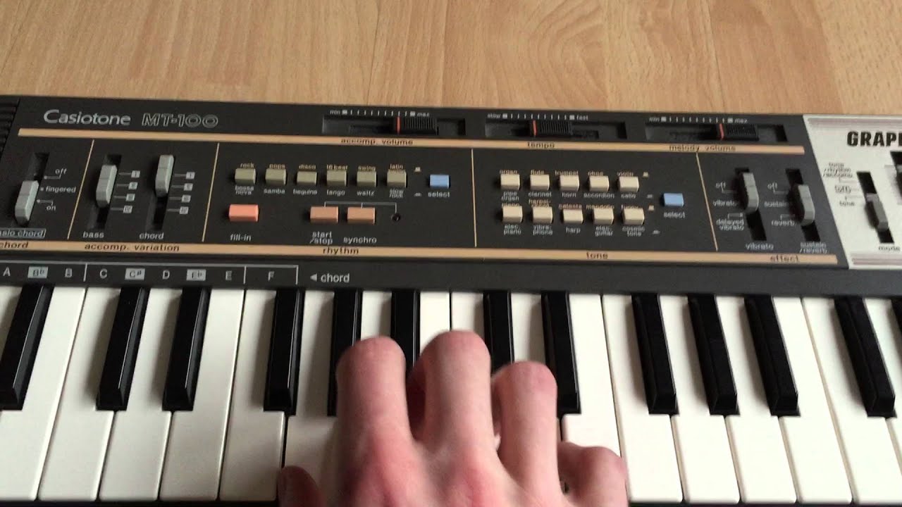 Casio MT-100 Demo