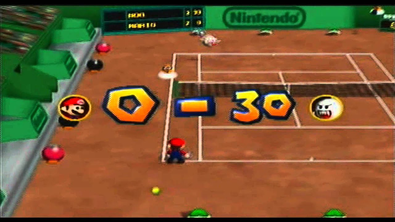 Mario Tennis (N64) Multiplayer - Match 1 (Part 1 of 2)