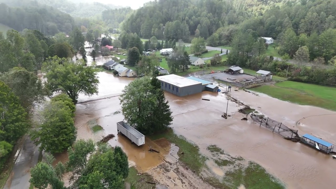 Hurricane Helen Impacts Roan Mountain Tennessee