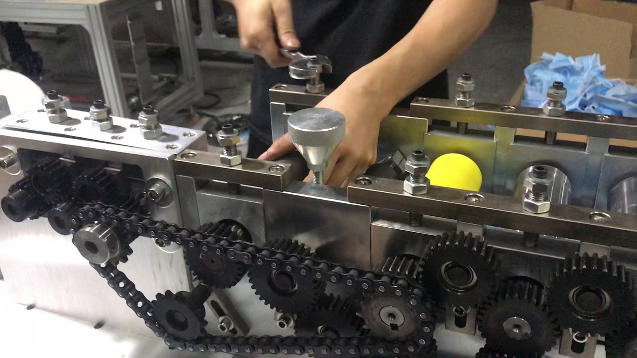 nose wire cutting length adjusting tutorial for flat mask machine