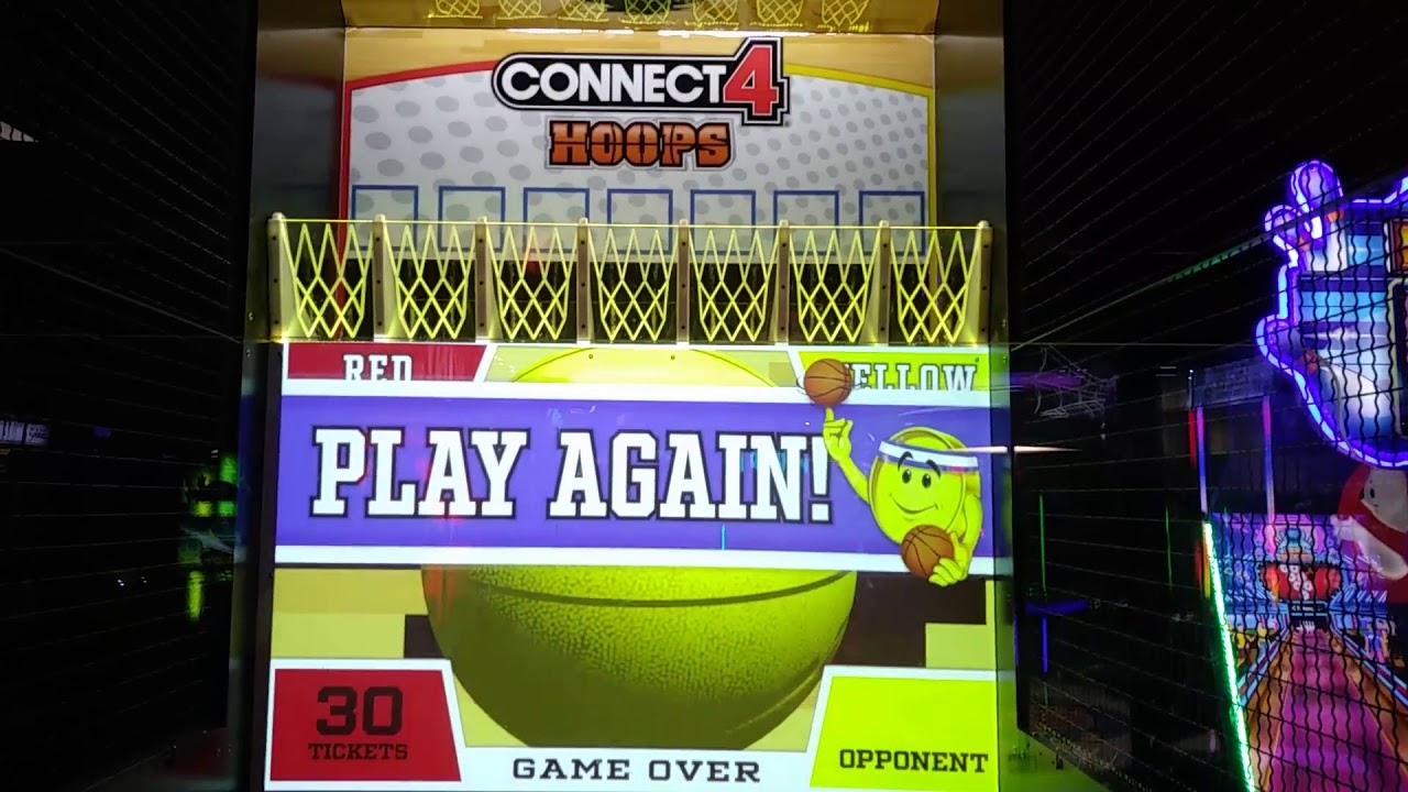 **NEW*** Connect 4 Hoops at Dave and busters awesome new game !!!!*
