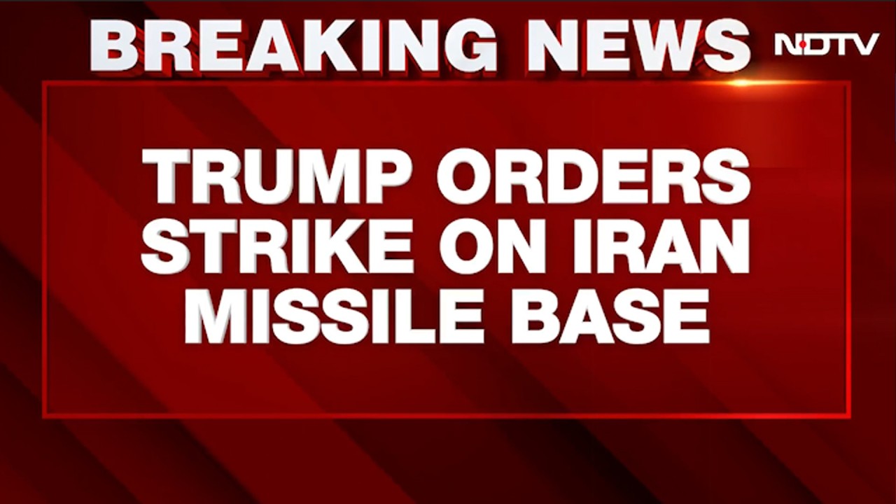 Trump Orders Strikes On Iran Missile Base; CENTCOM Says Goal Is To 