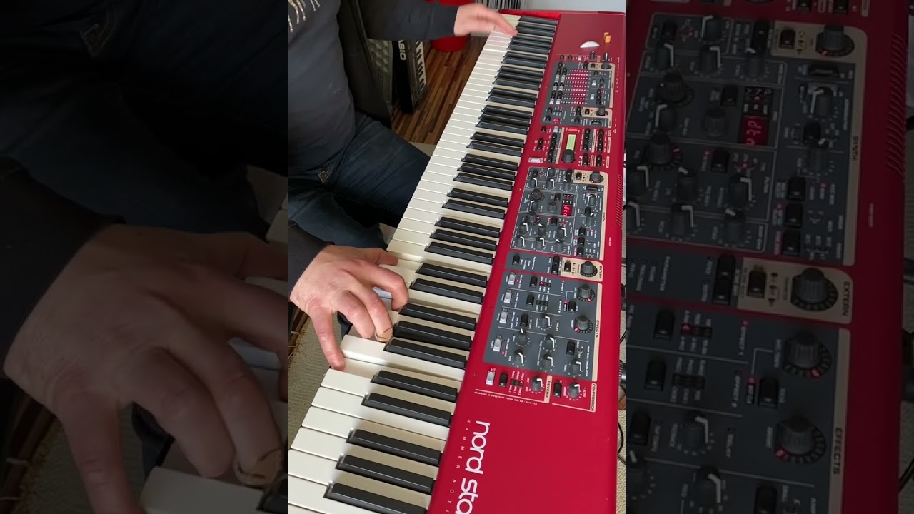 NordStage2 live performance. #clavia #nordstage2