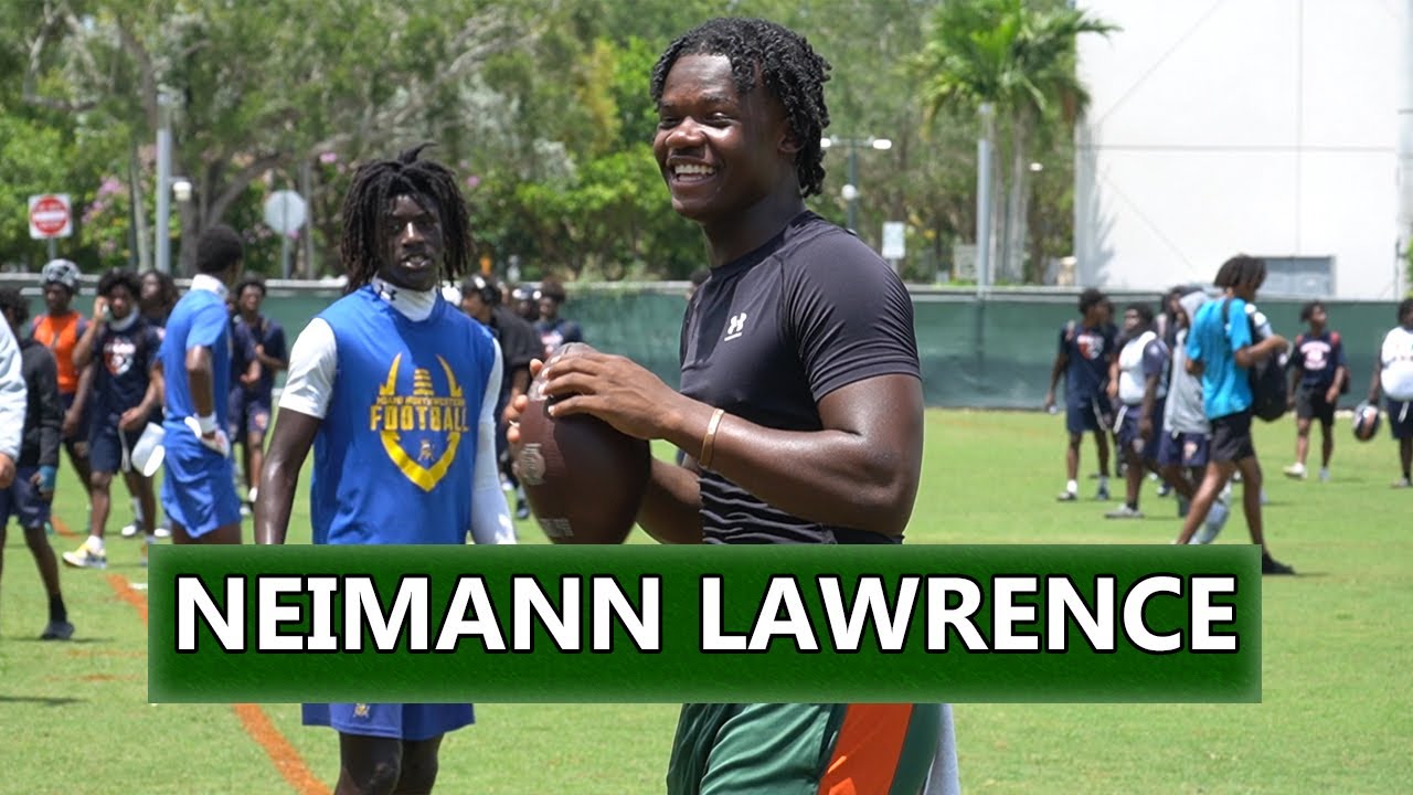 Northwestern 2028 QB Neimann Lawrence at Miami 7-on-7 Camp
