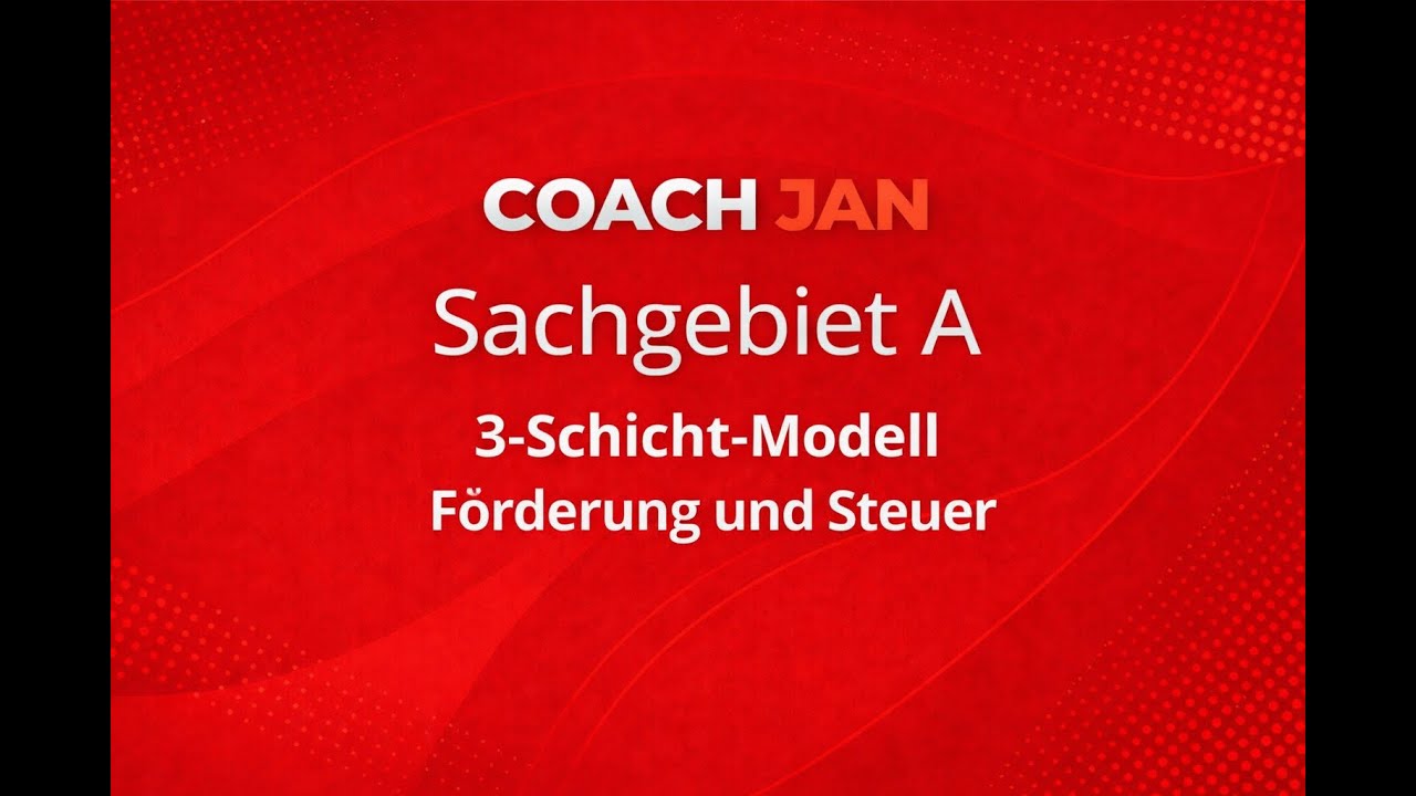 Förderung und Steuer im 3-Schicht-Modell
