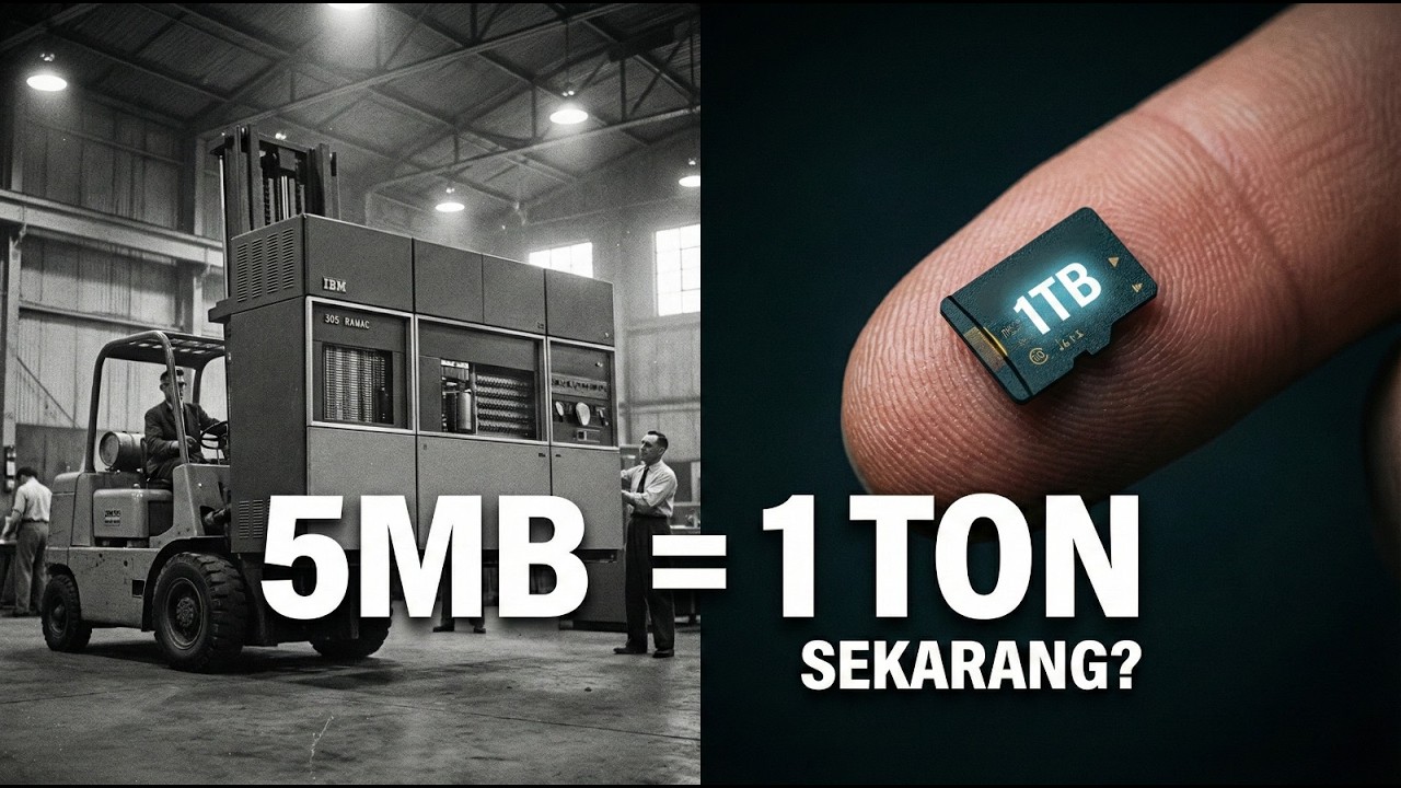 Bagaimana 5MB Bisa Seberat 1 Ton? Sejarah Gila Penyimpanan Data