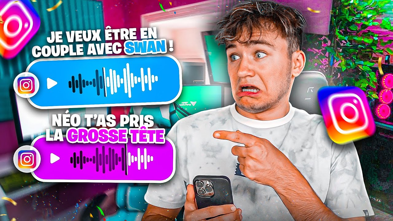 J'écoute vos messages vocaux sur Instagram (vous êtes des fous mdr)