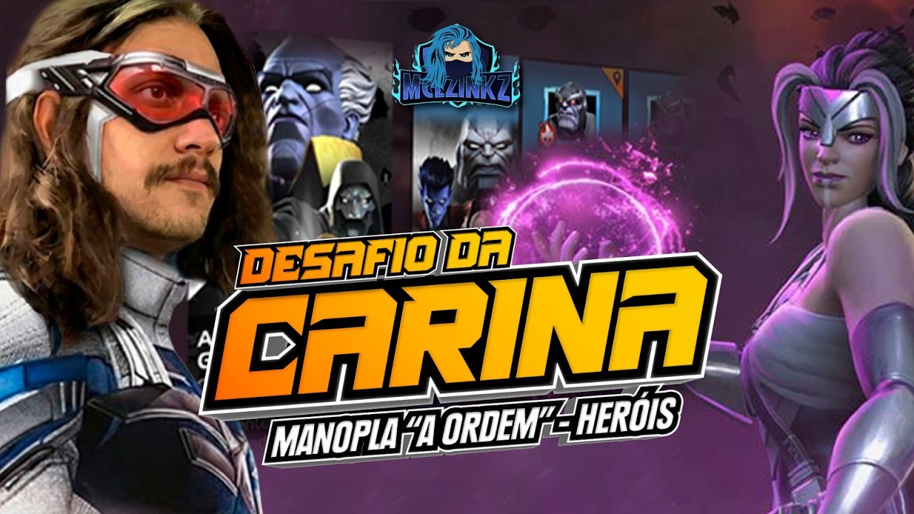 TENTATIVA DE CONCLUSÃO DO NOVO DESAFIO DA CARINA - MANOPLA 