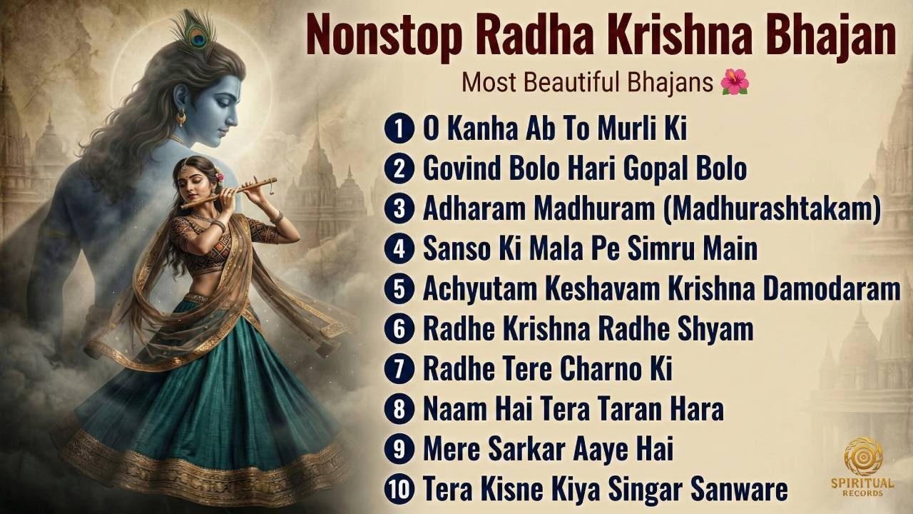 Nonstop Radha Krishna Bhajan 🌺 | Bhajan Nonstop | Superhit Bhakti Geet  #radhakrishna