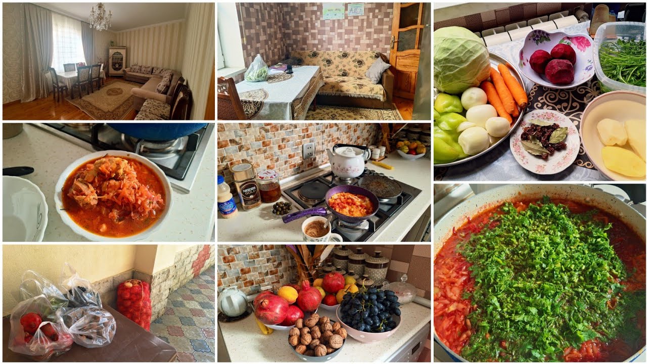 VLOG489 #borş bişirdim #mətbəxdə dəyişiklik #alış-verişimiz yenə də Raufdan😊
