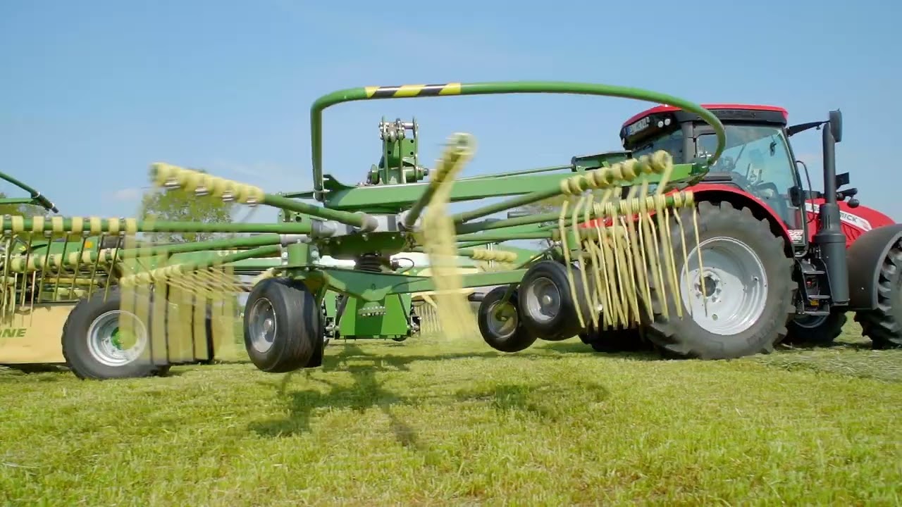 Уникальный четырехроторный валкователь от KRONE