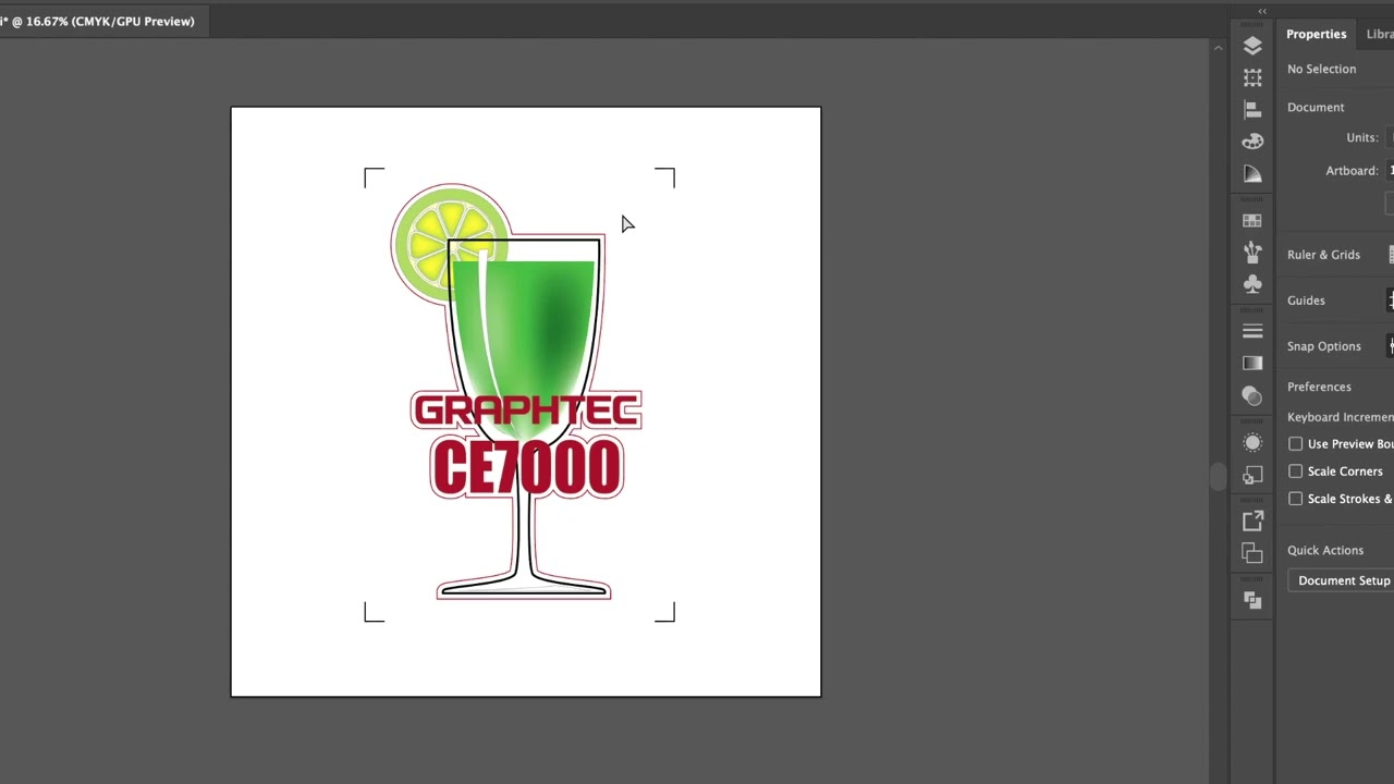 Creating Registration Marks and Cutting on the CE7000