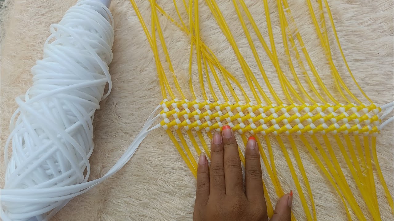 Hindi//Assamese plastic wire bag tutorial for beginners//sobikachari