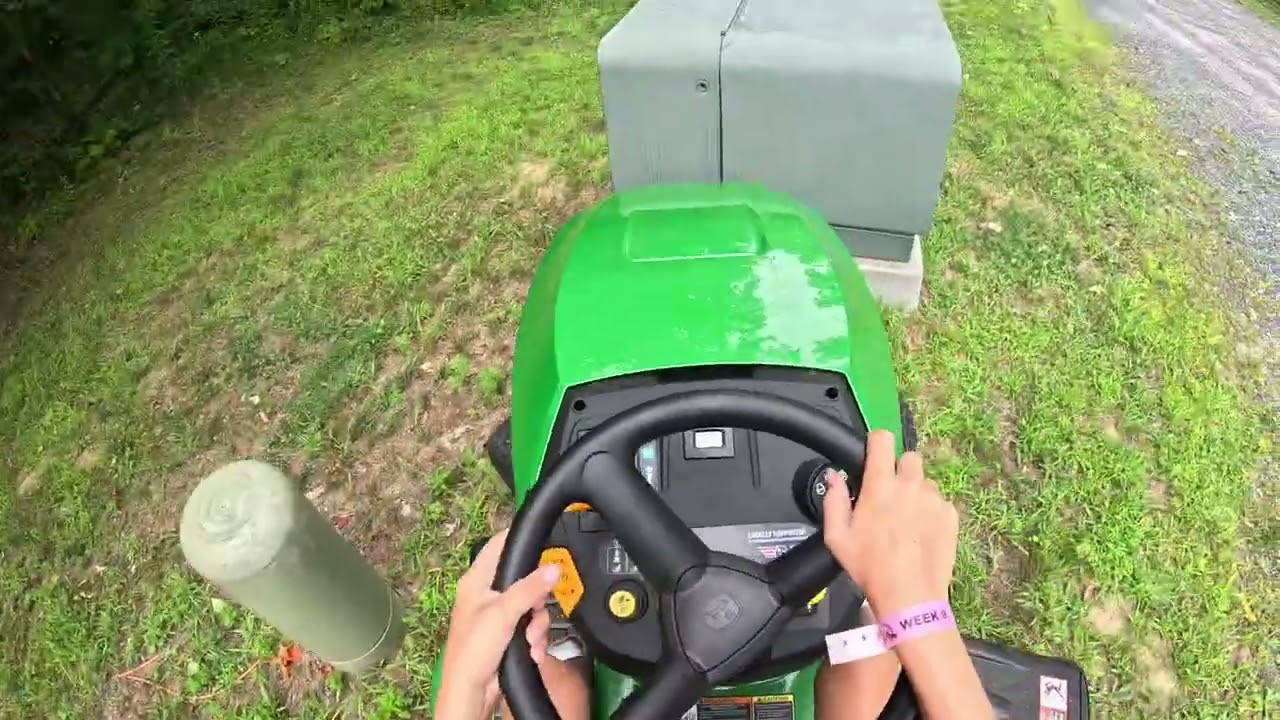 Can a 13-year-old use a John Deere lawn mower.￼