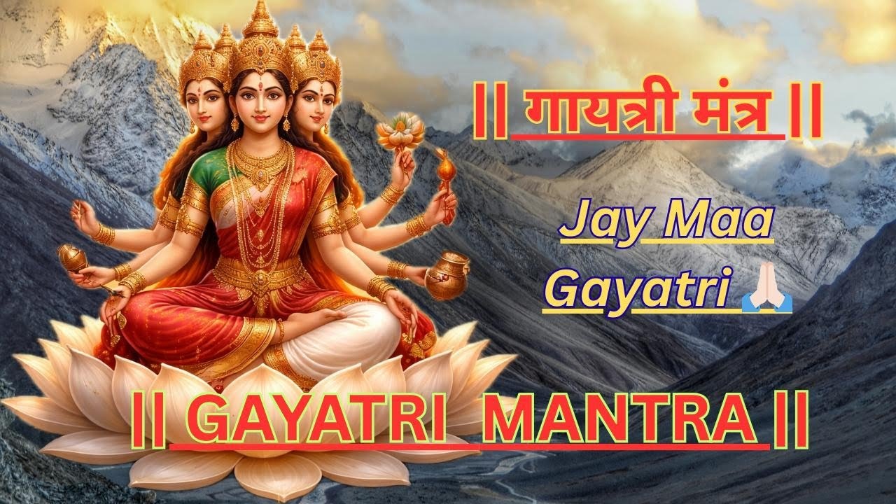 गायत्री मंत्र | Gayatri Mantra | 108 Times | Om Bhur Bhuva Swaha | सूर्य देव का आशीर्वाद |