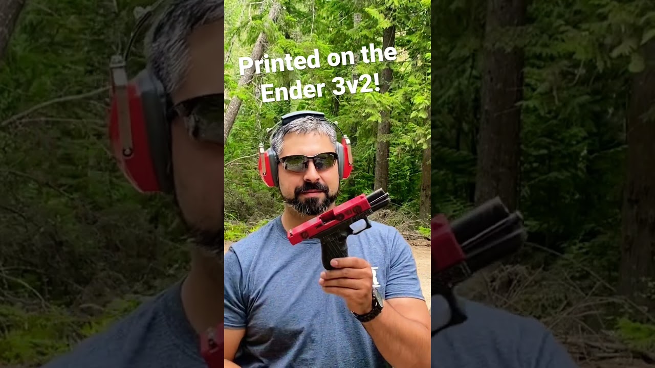 3K Rounds In My 3D Printed Glock19! Printed In CF Nylon!