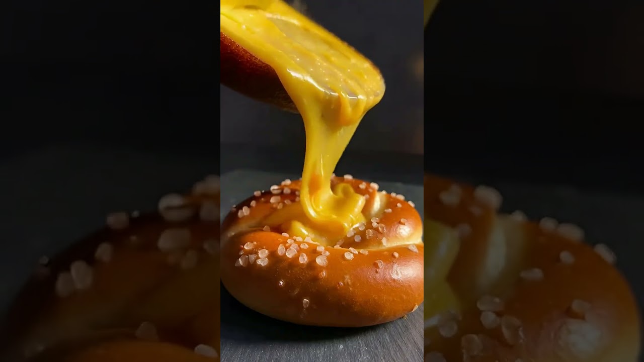 Raclette Waterfall On A Salty Pretzel Twist