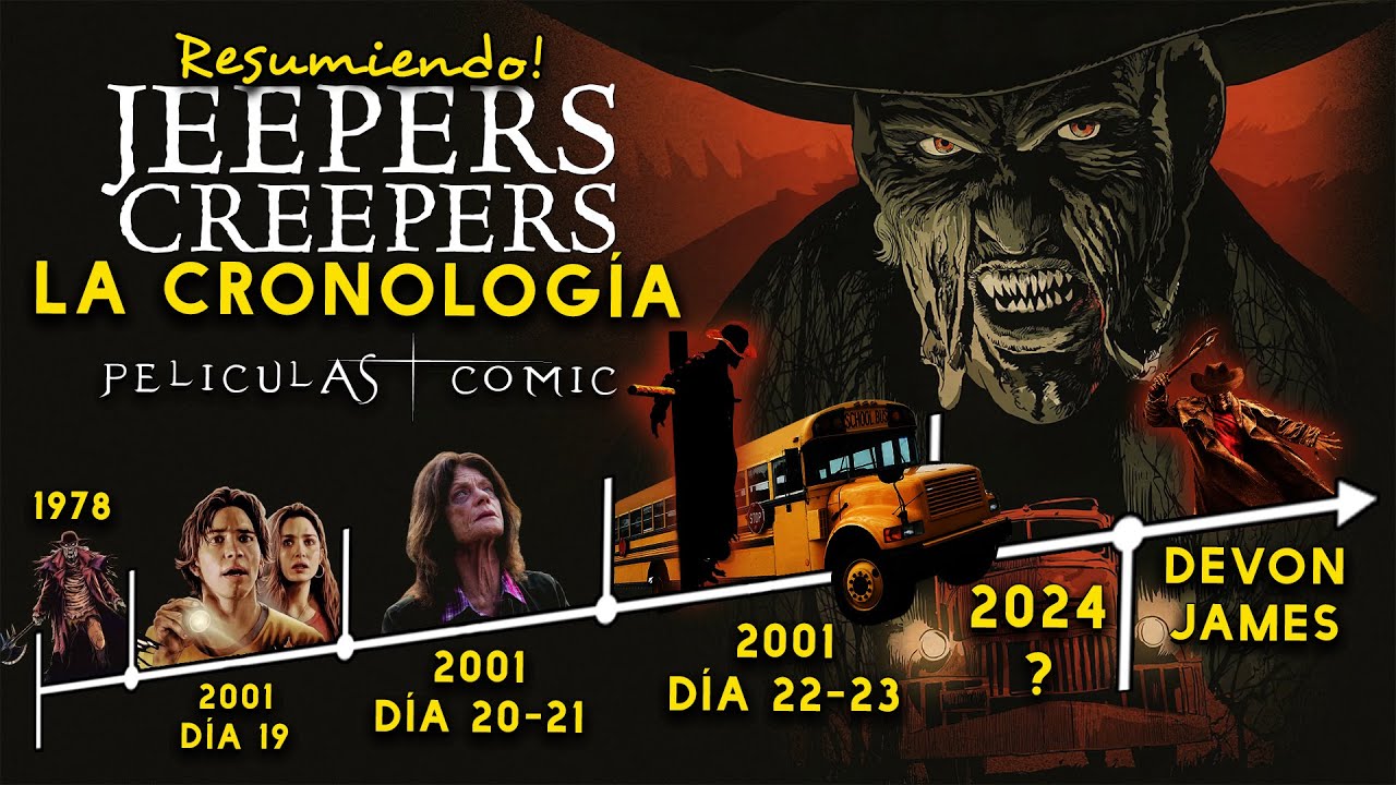 Jeepers Creepers CRONOLOGÍA EXPLICADA (Resumen películas & Comic)