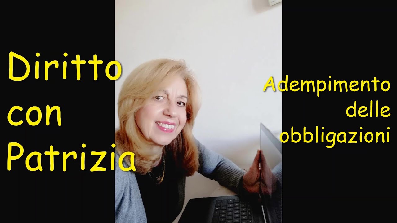 L' adempimento delle obbligazioni