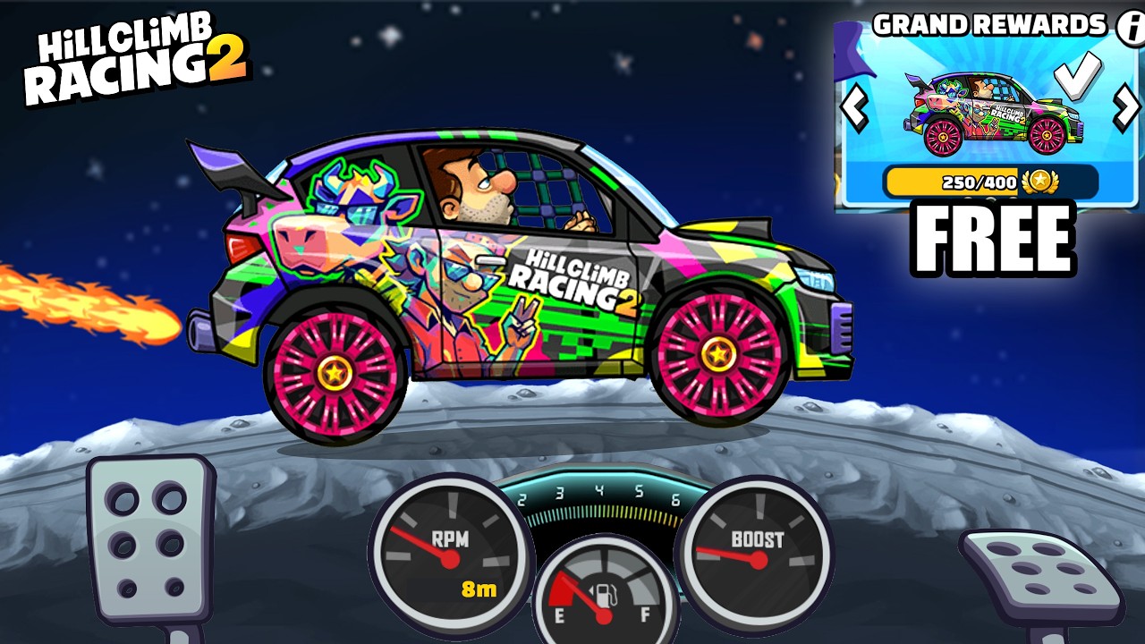 Free Legendary RALLY CAR paint ?? RARE EXPORTING EVENT - Hill Climb Racing 2 Walkthrough