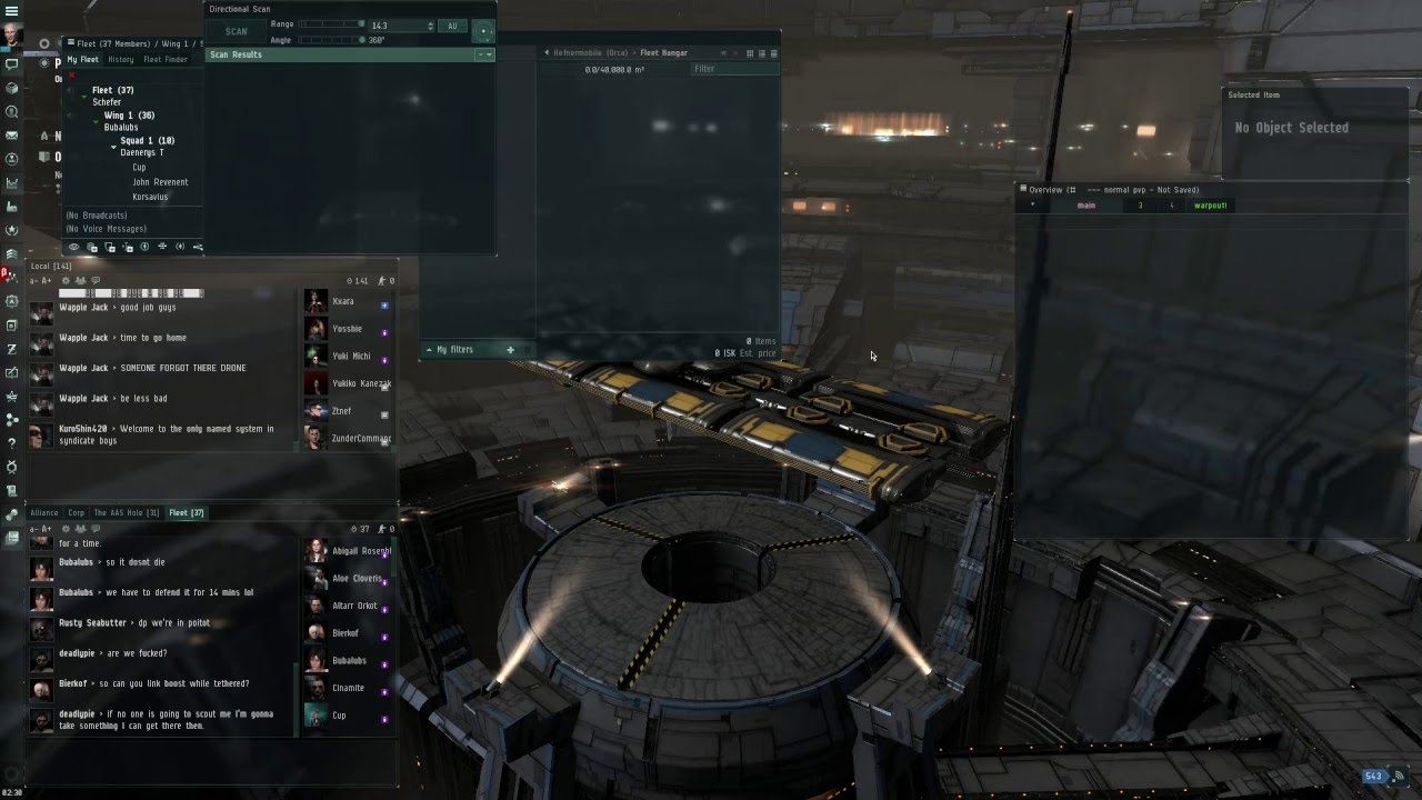 Eve Online - First Citadel Anchored and Destroyed
