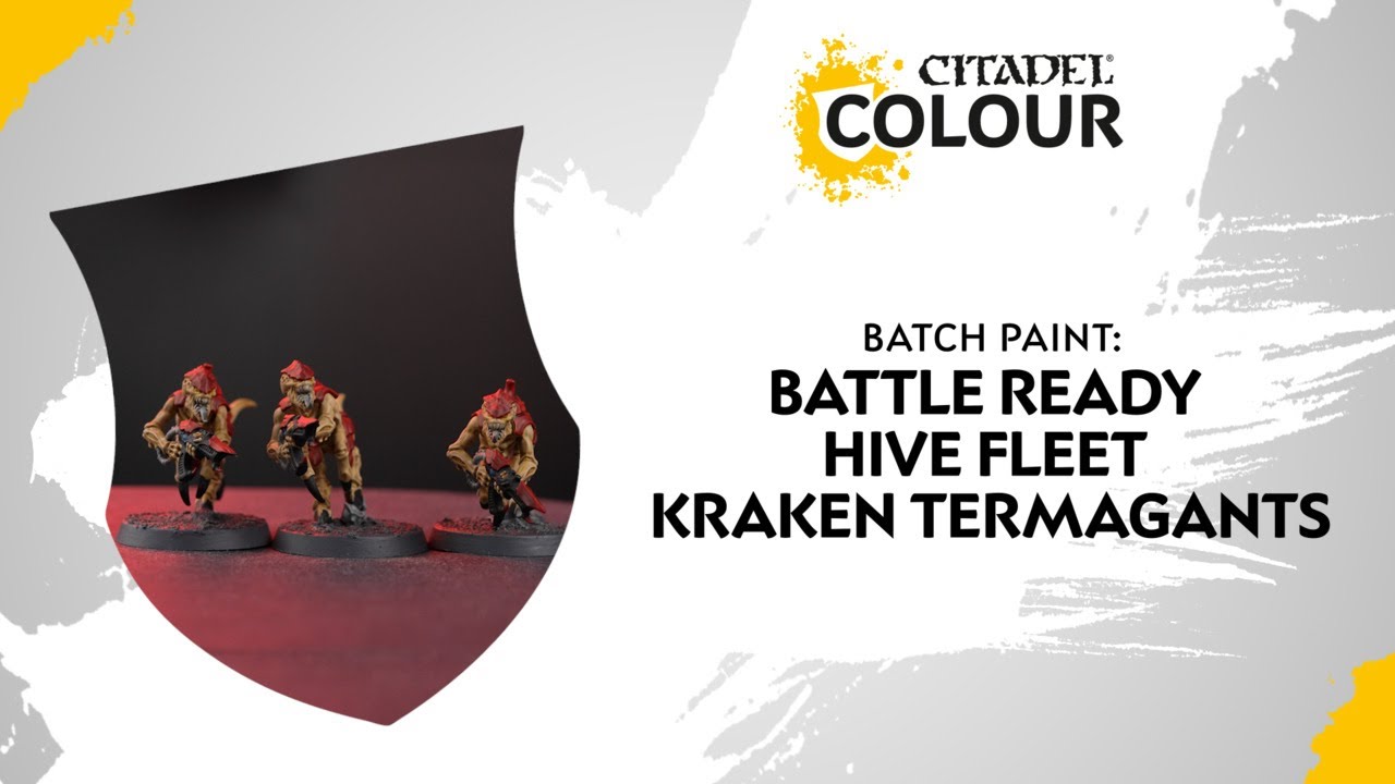 Batch Paint: Battle Ready Hive Fleet Kraken Termagants