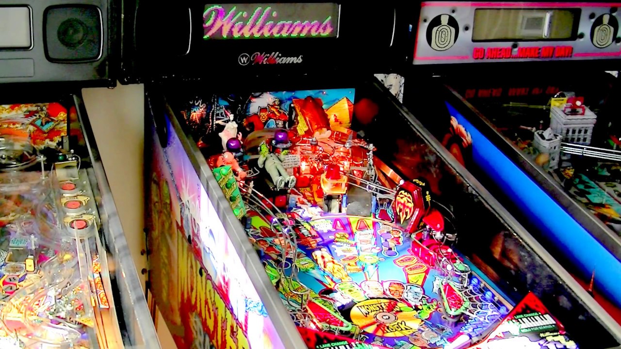 Williams Monster Bash Pinball 1998 Color DMD Gameplayピンボール モンスター バッシュ ピンボール