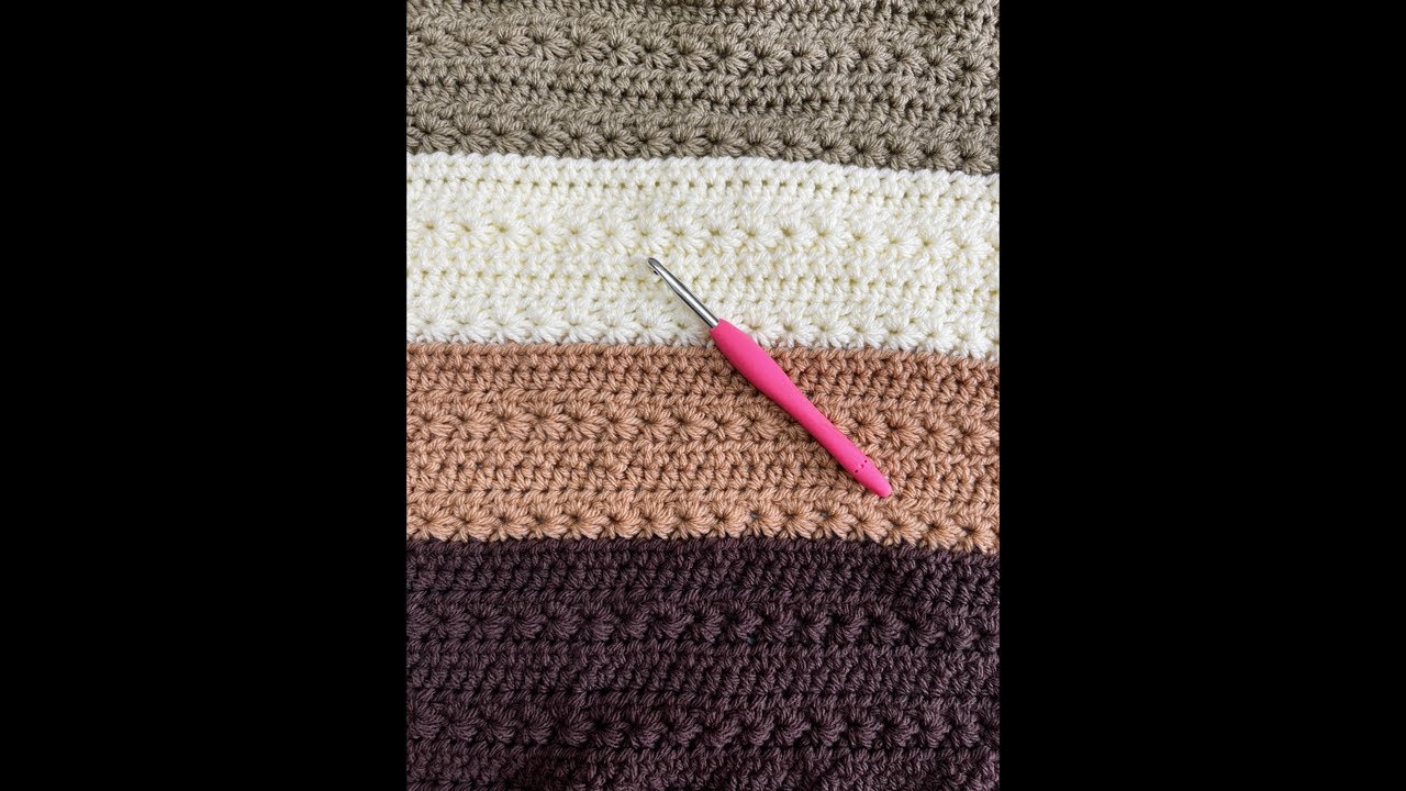 ￼ Let’s crochet this beautiful pattern for a poncho together ￼