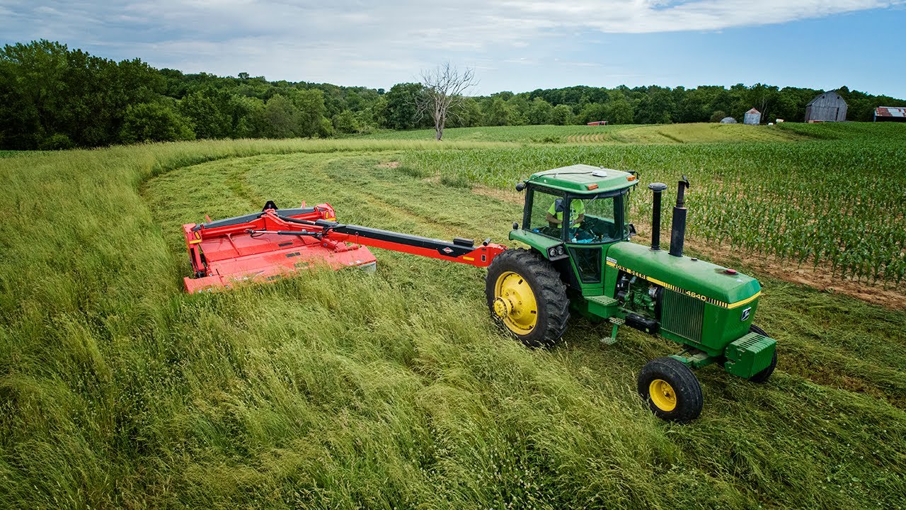 Knocking Out First Crop | New KUHN FC 4060 TCR Mower Conditioner