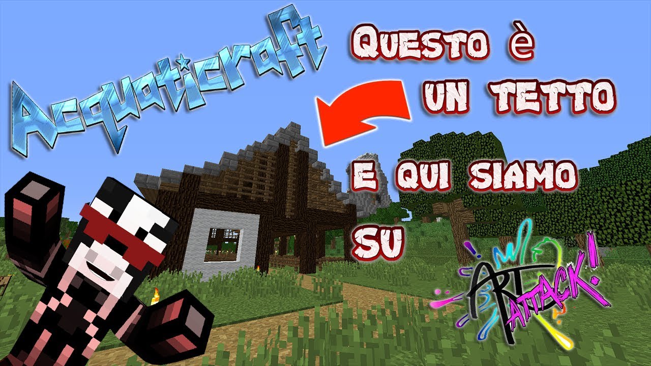 MinecraftITA, Acquaticraft:Il tetto importante!! Ep.15