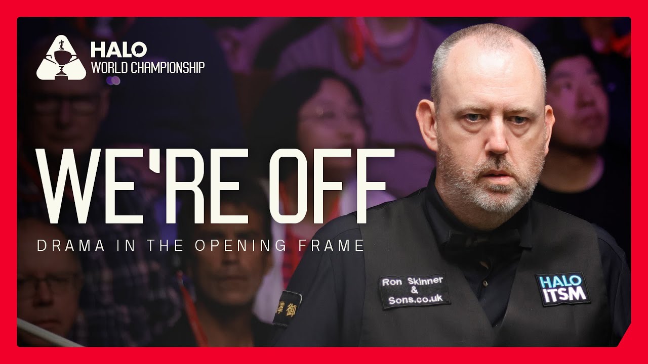 ЖЕСТОКАЯ БИТВА! Марк Уильямс и Джадд Трамп жестко сражаются в первом кадре | Чемпионат мира Halo