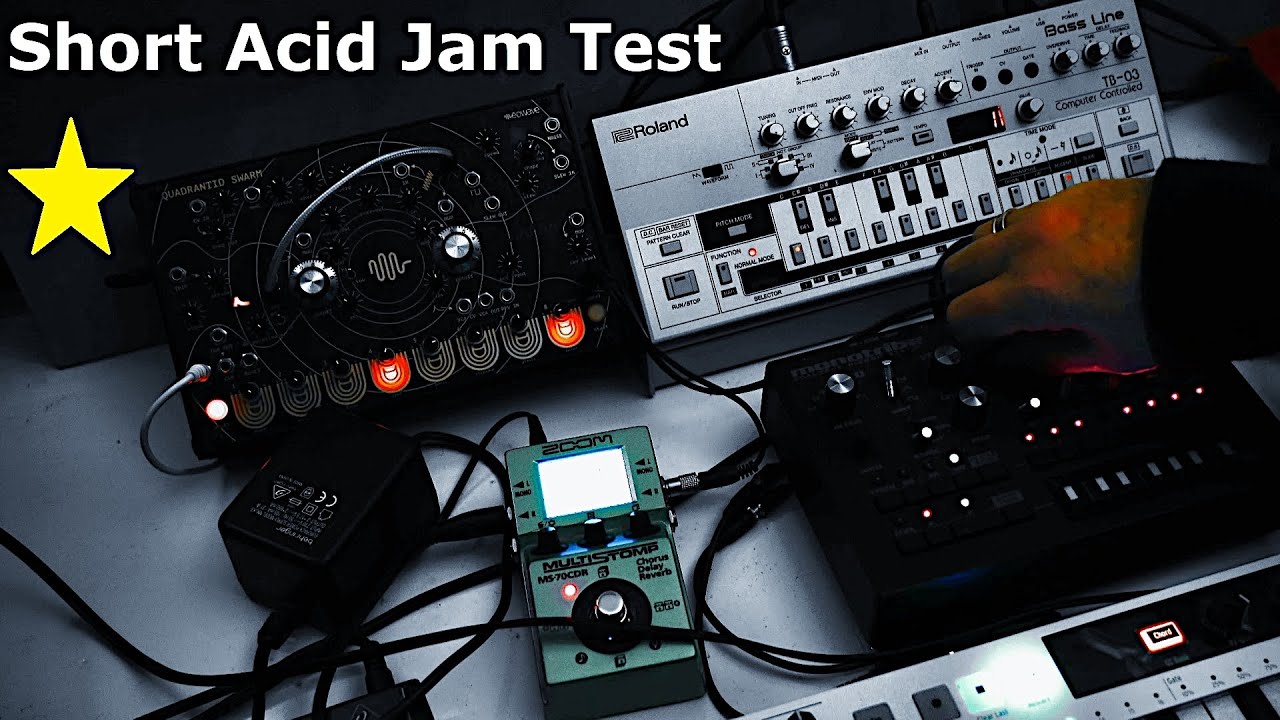 Short - Roland TB-03 - Swarm - Monotribe - Keystep - MS-70CDR