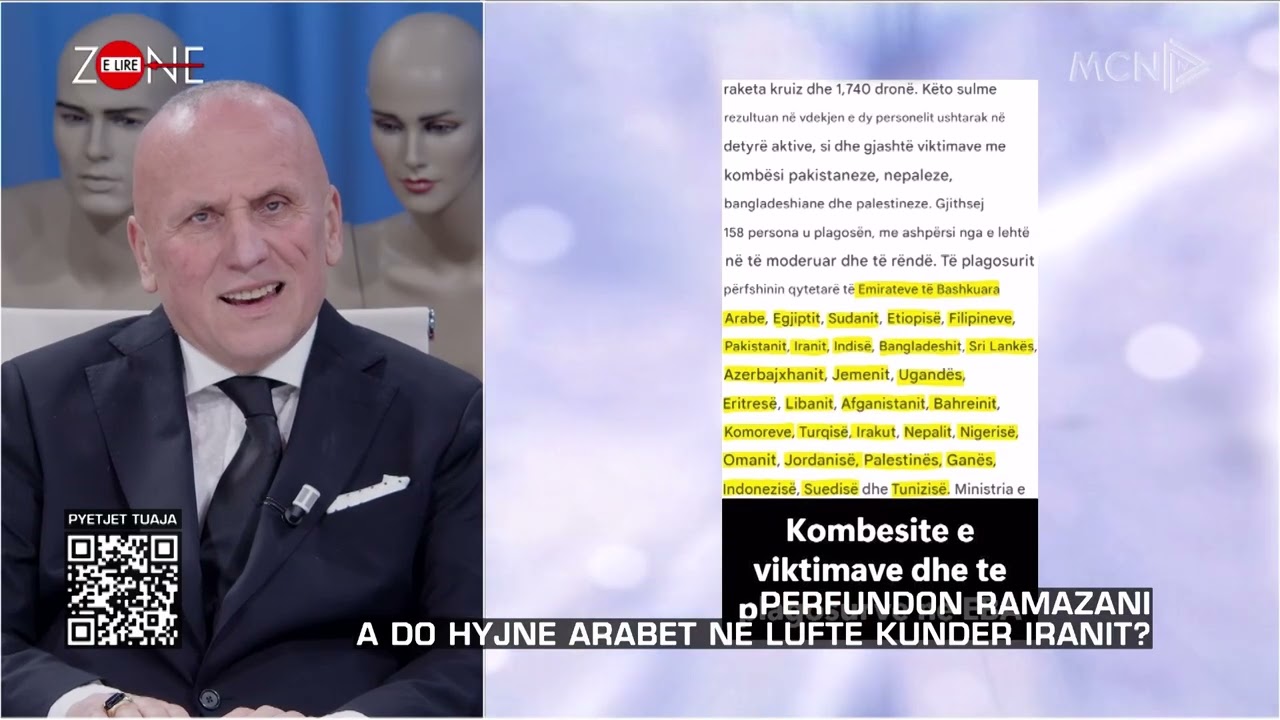 Zon&euml; e Lir&euml;- P&euml;rfundon Ramazani/ A do hyjn&euml; arab&euml;t n&euml; luft&euml; kund&euml;r Iranit?