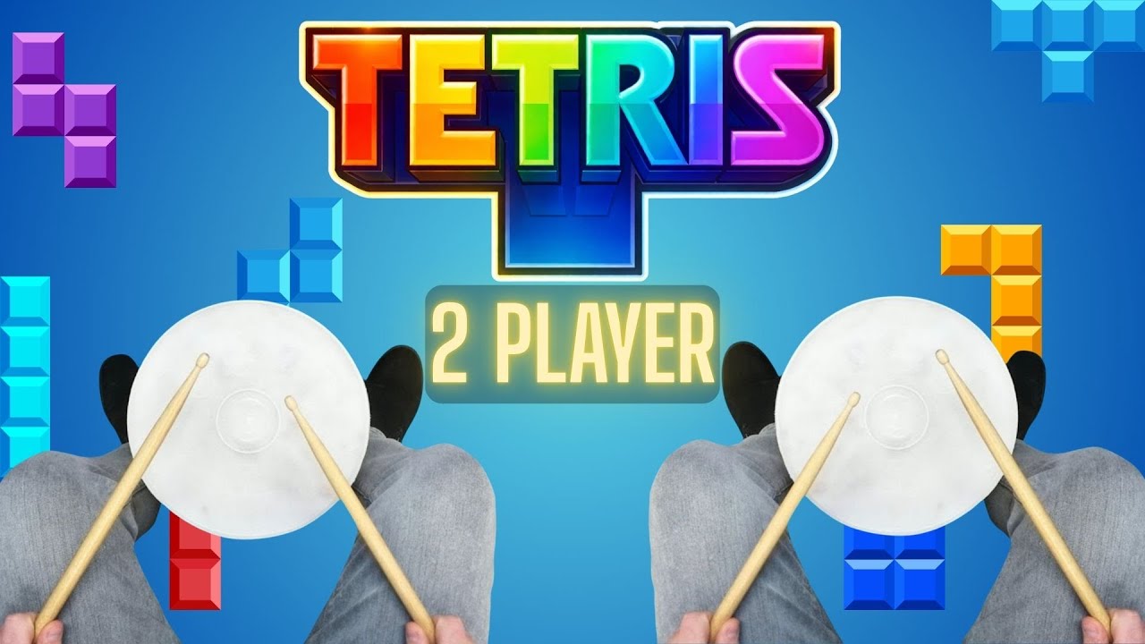 ТЕТРИС 🎮 | Игра на барабанах из ведра в 2 части 🥁 | Игра на барабанах из ведра в стиле ретро-виде...