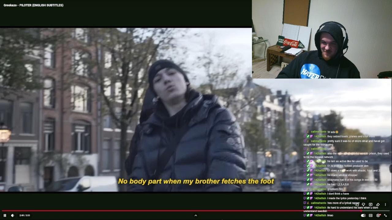 Greekazo (Swedish Rapper) - Piloter Live Review & Reaction