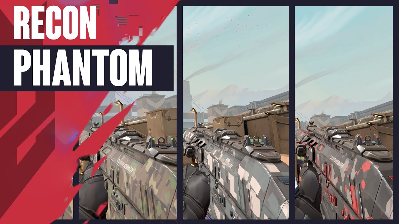 Recon Phantom Skin Showcase - Valorant Recon Skins