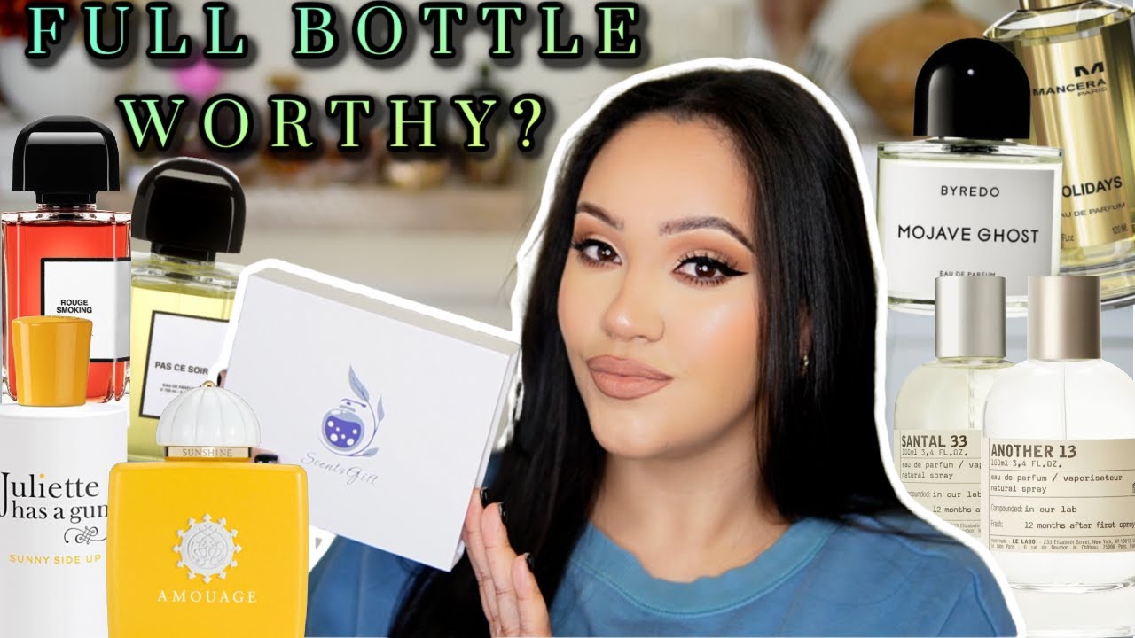 SAMPLE POPULAR NICHE  FRAGRANCES WITH ME! ARE THESE FULL BOTTLE WORTHY?